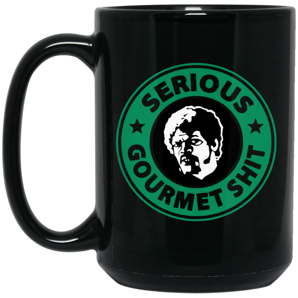 Goddamn Coffee Mug, Jimmy Mug. Some Serious Gourmet Shit Coffee Tea Mug, Funny Coffee Mug 15Oz Black