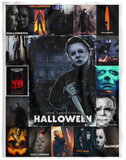 Halloween Michael Myers Blanket Halloween Characters Quilt Fleece Sherpa VPL Cozy Plush Fleece Blanket - 60x80