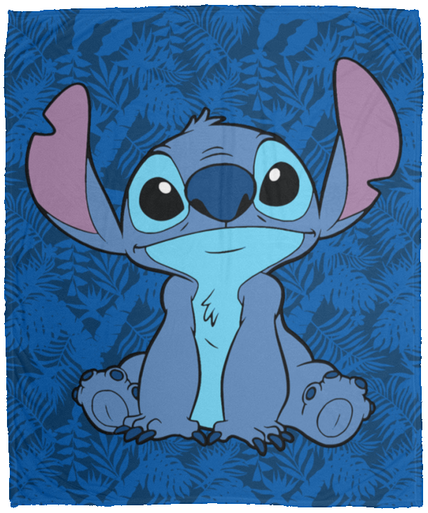 Lilo and Stitch Blanket 50 shades of Stitch Quilt Fleece Sherpa Throw Blanket - VPM Cozy Plush Fleece Blanket - 50x60