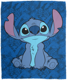 Lilo and Stitch Blanket 50 shades of Stitch Quilt Fleece Sherpa Throw Blanket - VPM Cozy Plush Fleece Blanket - 50x60