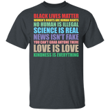 Kindness is Everything Black Lives Love is Love T-Shirt Black Lives Matter