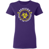 Womens Seniors 2020 Class of The Quarantined T-Shirt Quarantine Shirt