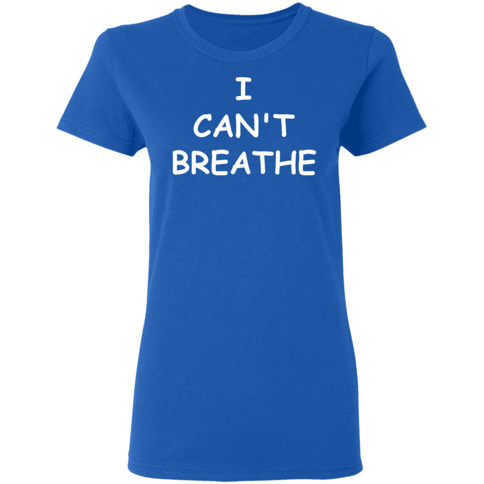 I Cant Breathe Mens Shirts Protest Tees Black Lives Matter END Police Brutality Now