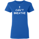 I Cant Breathe Mens Shirts Protest Tees Black Lives Matter END Police Brutality Now