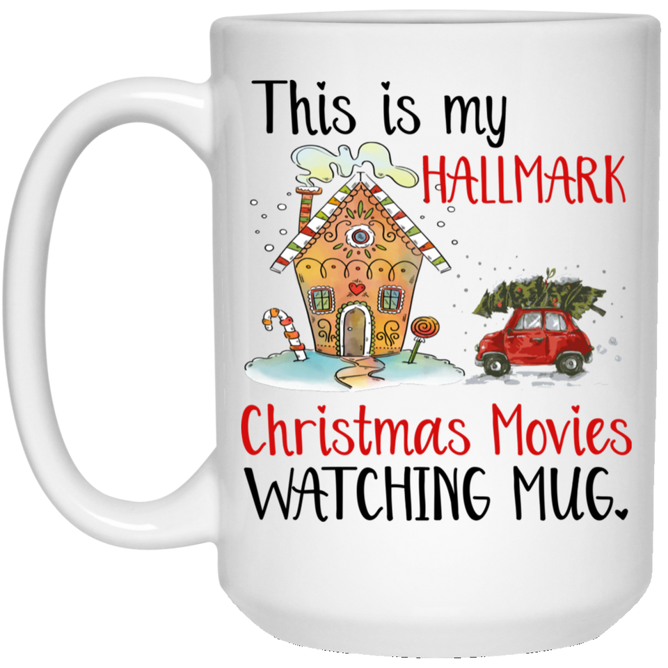 This Is My Hallmark Christmas Movie Watching Mug (8) Coffee Mug, Hallmark Movies, Hallmark Christmas Mug, Christmas Mug, Christmas Gift, Hallmark Christmas Movie Mug, Hallmark Movie Mug 15Oz