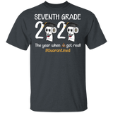 Seventh Grade The Year When Shit Got Real Quarantined Shirt Adult T-Shirt