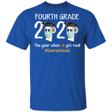 fourth Grade The Year When Shit Got Real Quarantined Shirt Youth T-Shirt