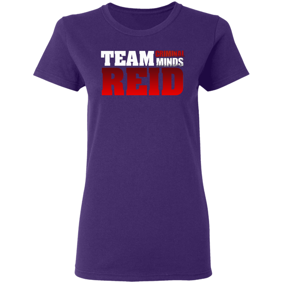 Team Reid Women's Dark Shirt T-Shirt G500L Ladies' 5.3 oz. T-Shirt