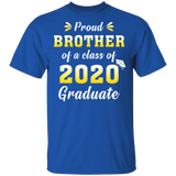 Proud Brother of A Class of 2020 Graduate T-Shirt Senior 2020 Quarantined