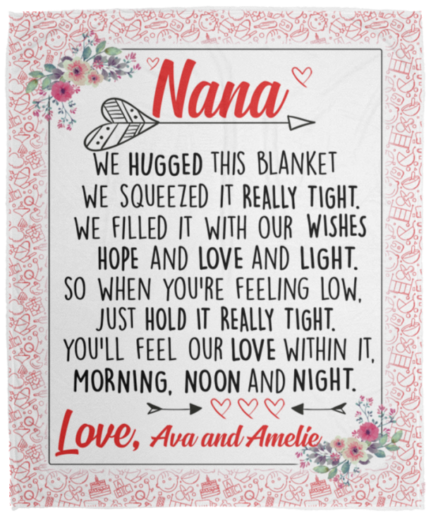 Ava and Amelie- VPM Cozy Plush Fleece Blanket - 50x60