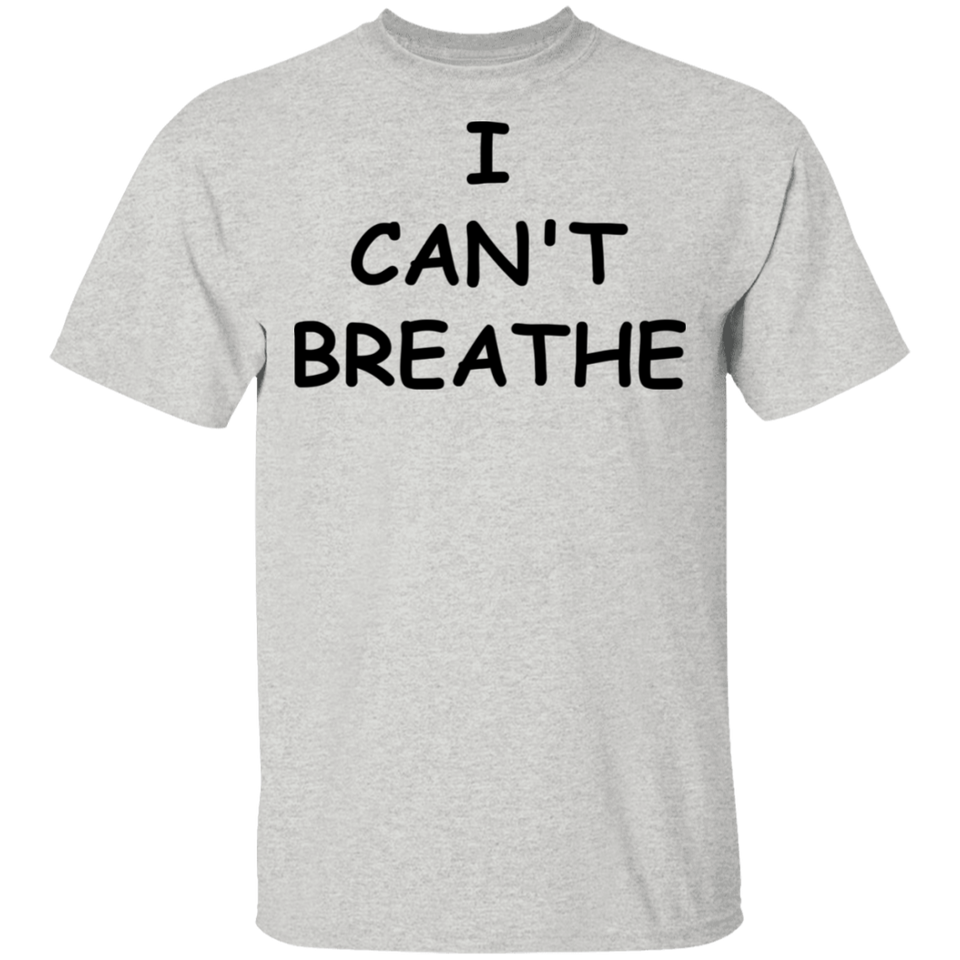 I Cant Breathe Mens Shirts Protest Tees Black Lives Matter END Police Brutality Now