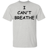 I Cant Breathe Mens Shirts Protest Tees Black Lives Matter END Police Brutality Now