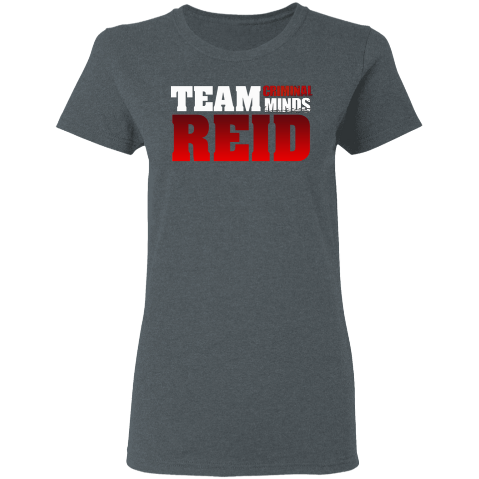 Team Reid Women's Dark Shirt T-Shirt G500L Ladies' 5.3 oz. T-Shirt