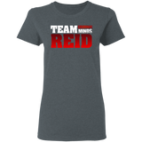 Team Reid Women's Dark Shirt T-Shirt G500L Ladies' 5.3 oz. T-Shirt