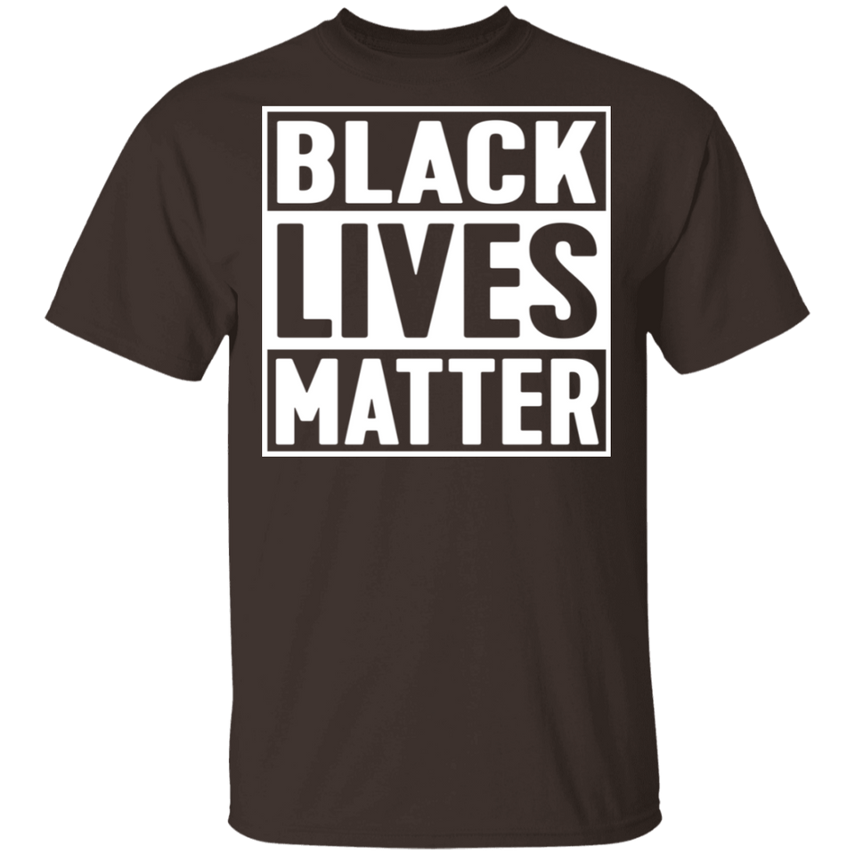 Black Lives Matter T-Shirt I Cant Breathe All Size (S-5XL) + Color White BLM - Mens