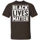 Black Lives Matter T-Shirt I Cant Breathe All Size (S-5XL) + Color White BLM - Mens
