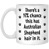 Funny Dog Gifts For Women & Men. Australian Shepherd Owner Mug Coffee Tea Cup. Dog Themed Present Dog Mom Dog Dad Dog Lover Men Girls Groomer Women Xmas Birthday Mother's Day, Father's Day.
