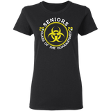 Womens Seniors 2020 Class of The Quarantined T-Shirt Quarantine Shirt