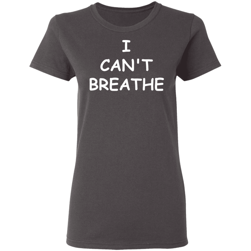 I Cant Breathe Mens Shirts Protest Tees Black Lives Matter END Police Brutality Now
