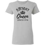 Birthday Queen Shirt Quarantine Birthday Shirts Birthday Girl Shirts for Women black