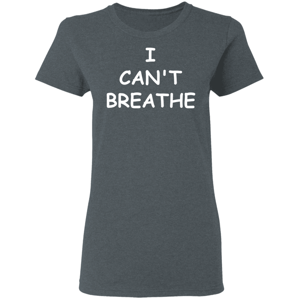 I Cant Breathe Mens Shirts Protest Tees Black Lives Matter END Police Brutality Now