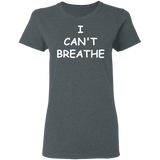 I Cant Breathe Mens Shirts Protest Tees Black Lives Matter END Police Brutality Now