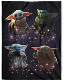 Baby Yoda Star Blanket Wars Blanket Mandalorian Blanket - Baby Yoda  Blanket - Cozy Plush Fleece Blanket - 60"x80"