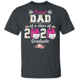 Proud Dad of A Class of 2020 Graduate T-Shirt Quarantined Floral Shirt