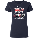 Jennifer Corrigan Proud Mom of A Class of 2020 Graduate T-Shirt Senior 2020 Quarantine T-Shirt