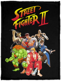 Street Fighter 2 Video Game Blanket, Street Fighter 2 Fleece, Sherpa Blanket - VPS Cozy Plush Fleece Blanket - 30x40