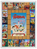 The Flintstones Blanket The Flintstones TV Series Quilt Fleece Sherpa Blanket VPS Cozy Plush Fleece Blanket - 30x40