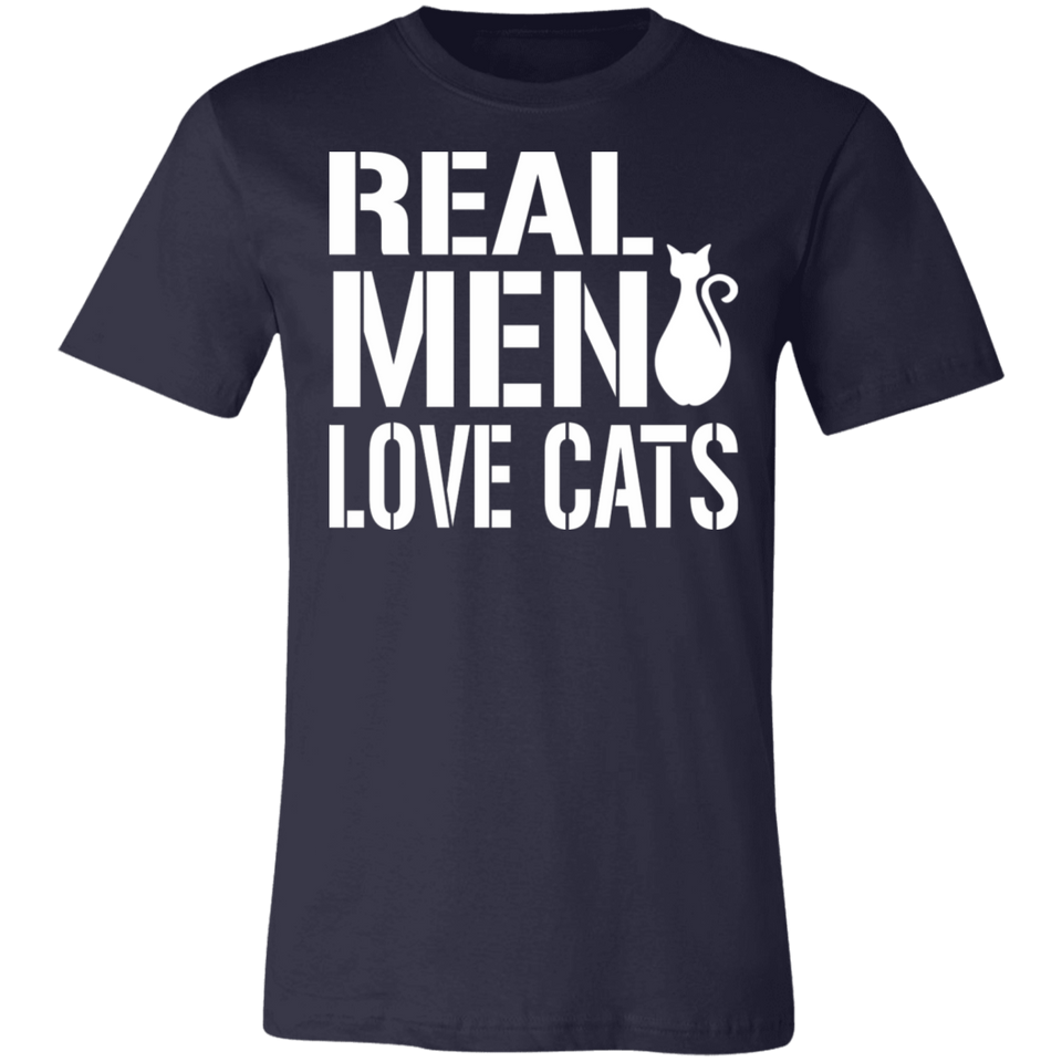 Real Men Love Cats Shirt Awesome Cats Lover T-Shirt