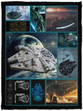 Universe Millennium Falcon Blanket, Fleece or Sherpa Blankets Mother's Day, Birthday Present, Idea VPS Cozy Plush Fleece Blanket - 30x40