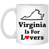 Virginia Is For Lovers Mug, Occasional, Visiting, Travel, Souvenir, Adventure, Love, In Love Themed Cup, Gift For Virginians, Virginia Born 11Oz