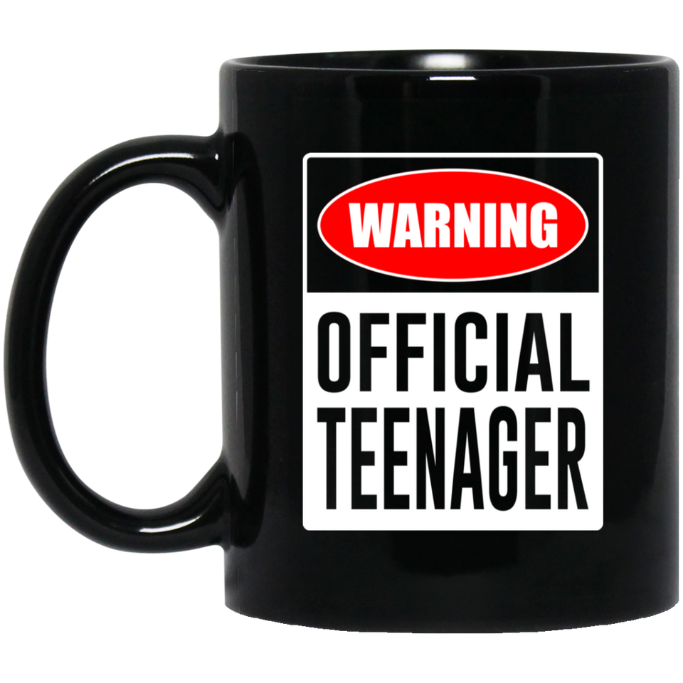 Warning Official Teenager Coffee Mug - 13th Birthday Gift Funny Women's 11Oz