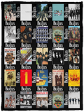 The Beatles Albums Blanket The Beatles For Fan Quilt Fleece Sherpa Soft and Warm VPS Cozy Plush Fleece Blanket - 30x40