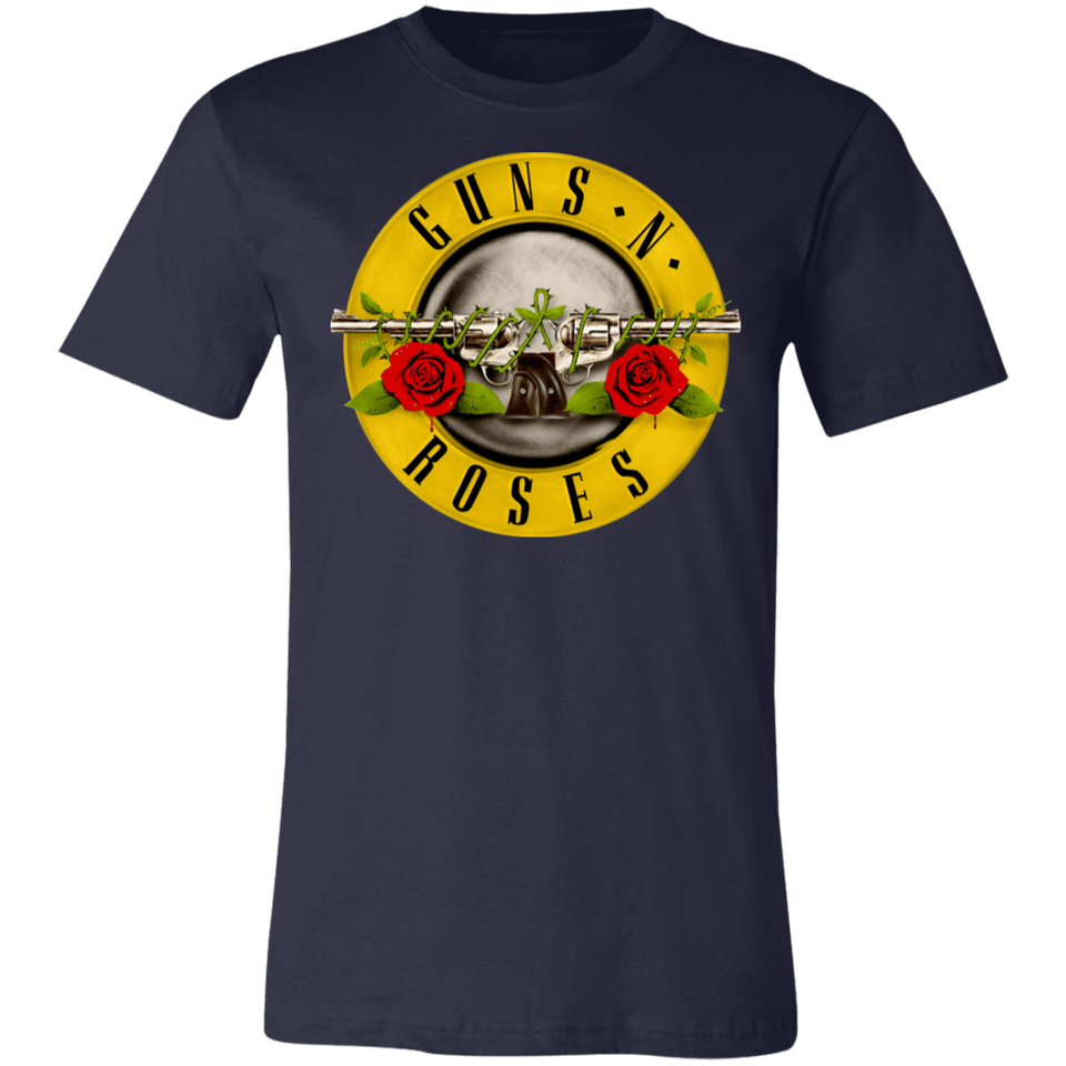 Guns N' Roses Bullet Logo Unisex Jersey Short-Sleeve T-Shirt Guns Nx0027 t Shirt