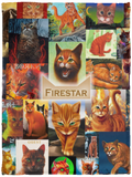Warriors Cats Blanket, Warriors Series Super Soft Cozy Warm Plush Throw Blankets VPS Cozy Plush Fleece Blanket - 30x40