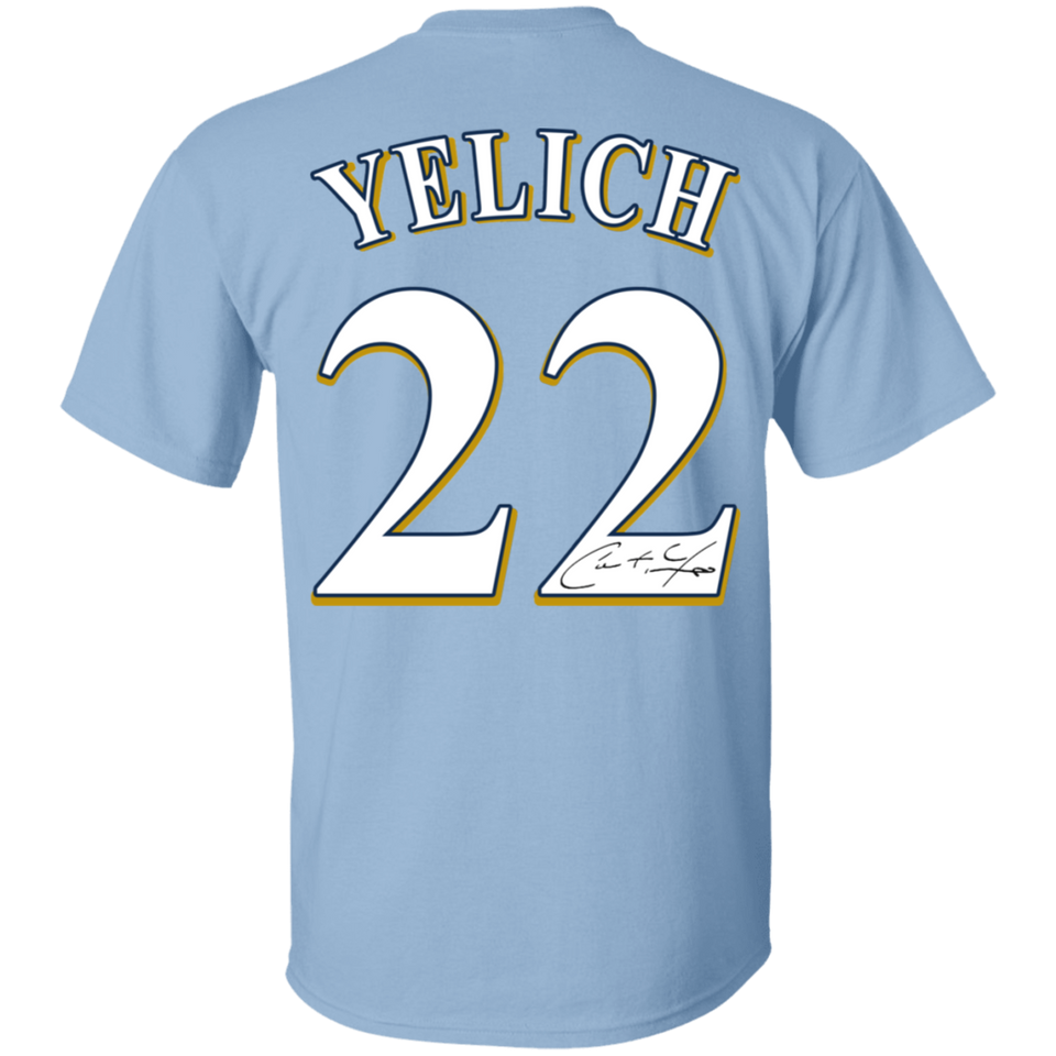 Christian Yelich Milwaukee Brewers - Print Christian Yelich Signature T-Shirt (Men's T-Shirt)