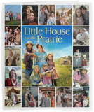 Little House on The Prairie Fleece Sherpa Blanket Quilt Supper Soft Lightweight Blanket for Bedroom Living Room Sofa - VPM Cozy Plush Fleece Blanket - 50x60