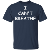 I Cant Breathe Mens Shirts Protest Tees Black Lives Matter END Police Brutality Now (Mens)