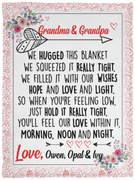 Owen, Opal & Ivy - VPS Cozy Plush Fleece Blanket - 30x40