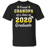 Proud Grandpa of A Class of 2020 Graduate T-Shirt Senior 2020 Quarantined