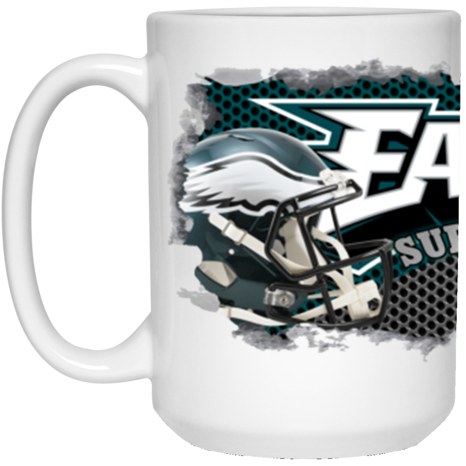 Philadelphia Eagles Super Bowl Champions 52 LII 2018 Philly Trophy Ring Coffee Mug 11oz - 15oz Philly Special Mug, Philly Special Coffee Mug, Super Bowl Championship Superbowl Mug 21504 15 oz. White Mug