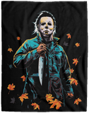 Halloween Michael Myers Ultra-Soft Warm Micro Fleece Throw Blanket Sherpa D17 - 2 - VPL Cozy Plush Fleece Blanket - 60x80