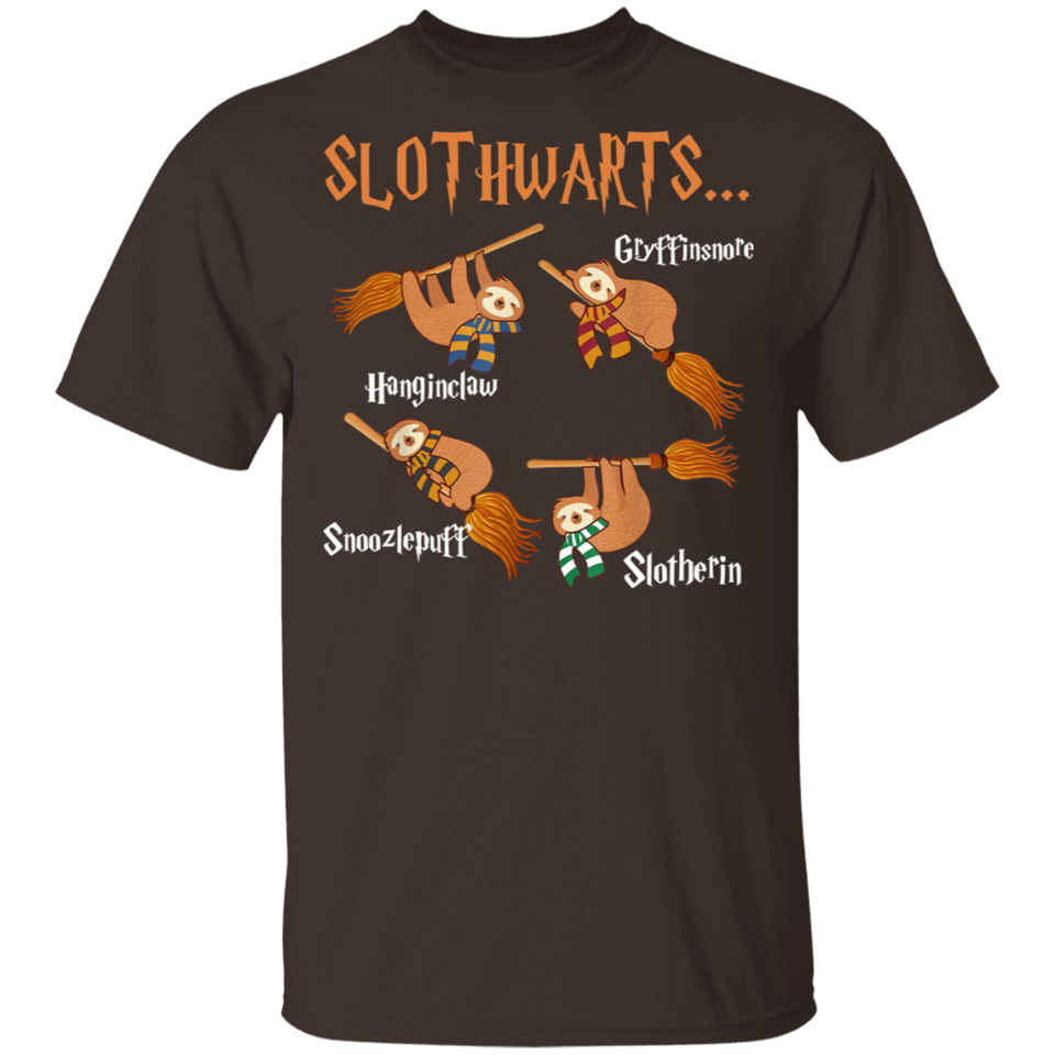 Harry Slothwarts T-Shirt, Harry Slothwarts Shirt Funny Birthday Gift Tshirt - G500 5.3 oz. T-Shirt