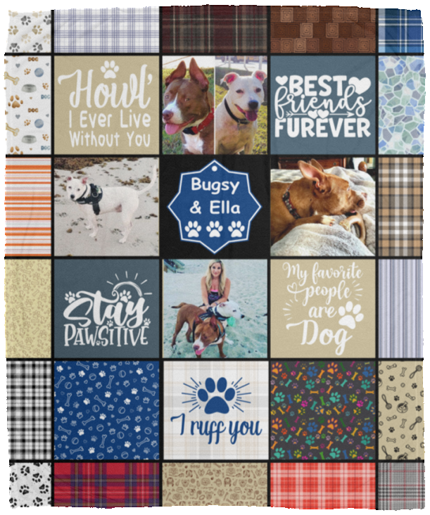 Bugsy & Ella - VPM Cozy Plush Fleece Blanket - 50x60
