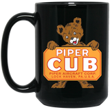 Piper Mug Aviation, Cherekee, Cub, Trainer Coffee Mug  - BM15OZ 15 oz. Black Mug