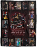 This is My Halloween Watching Movie Blanket Horror Characters Fleece Halloween VPL Cozy Plush Fleece Blanket - 60x80