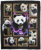 Panda 3D Blanket, Panda Bear Fleece, Sherpa Blanket, Gift Ideas VPM Cozy Plush Fleece Blanket - 50x60